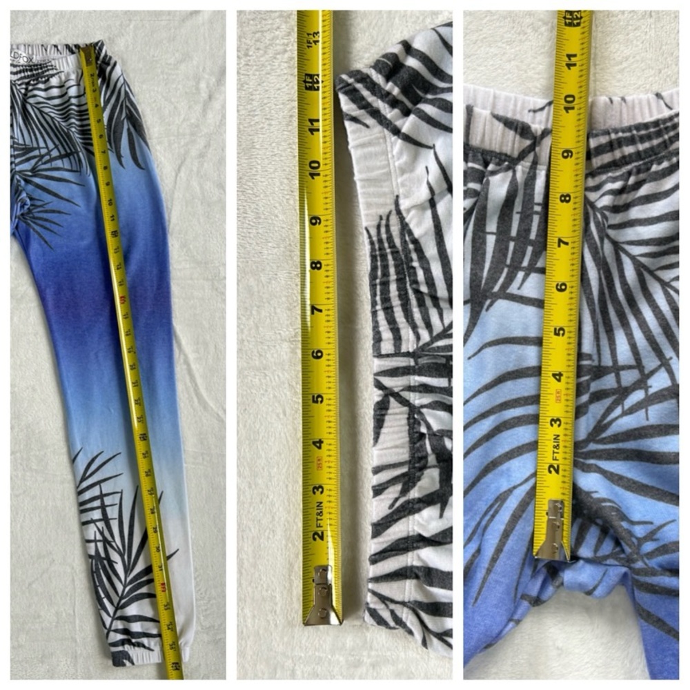 Wildfox Set Ombre Bahama Print V- Neck Sweatpants & Jogger Pants - Picture 16 of 16